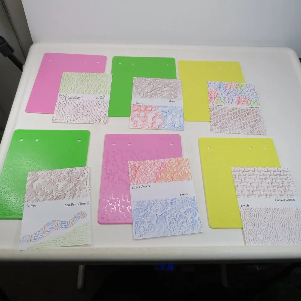 Fiskars Texture (6) Plates (thick) 7x5.75